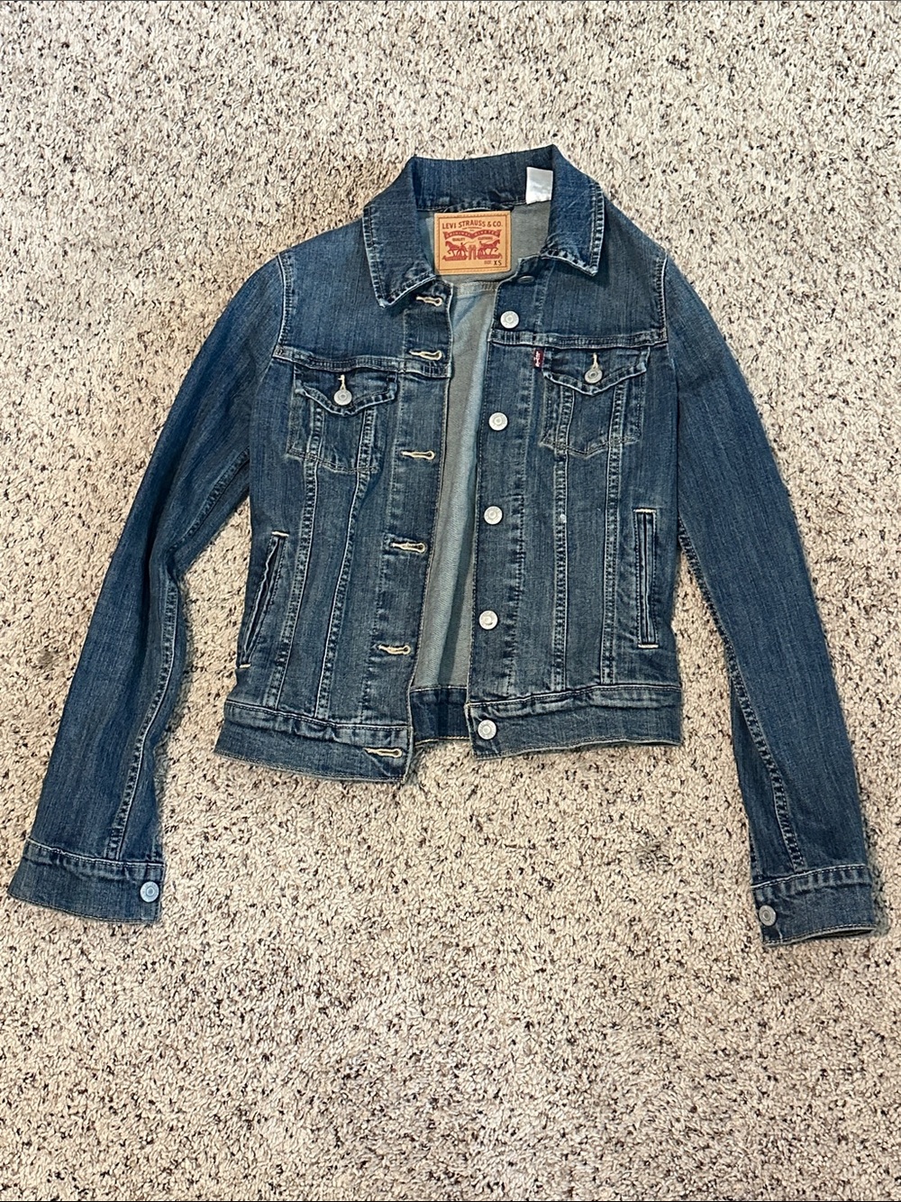 Levi's Women's XS Dark Blue Denim Jacket